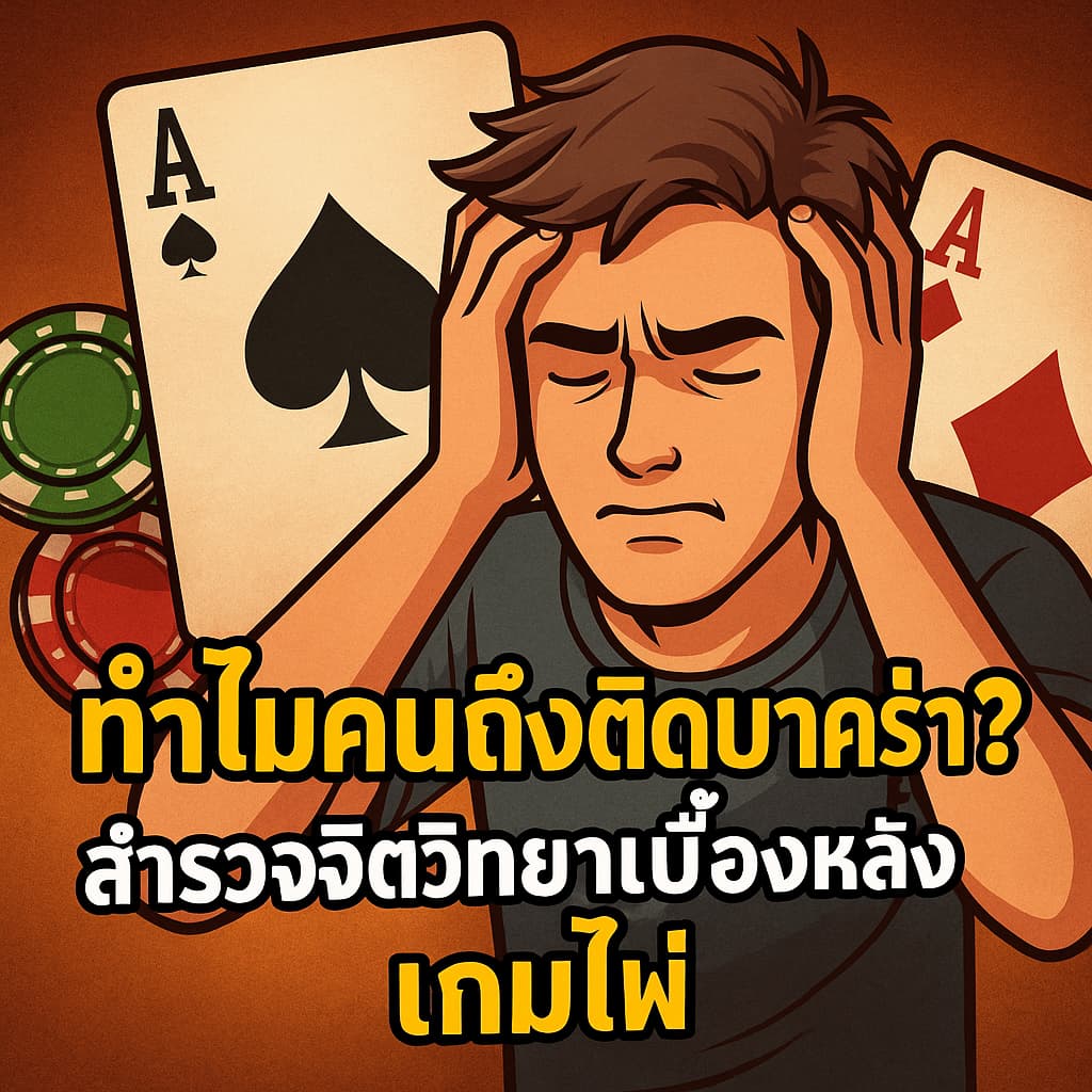 ทำไมคนถึงติดบาคาร่า? สำรวจจิตวิทยาเบื้องหลังเกมไพ่